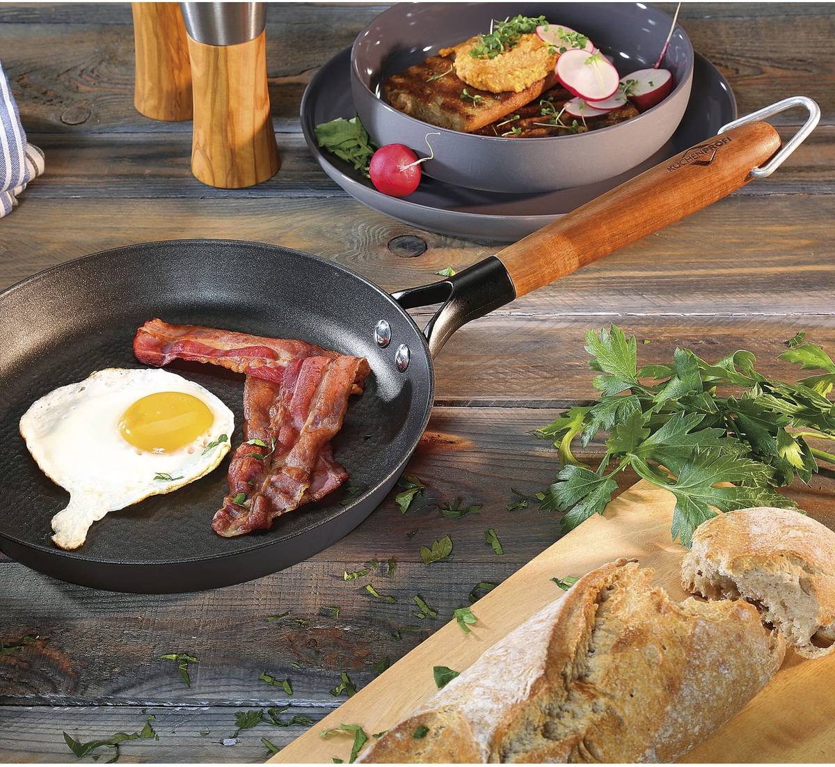 Küchenprofi Pánev Country, 28 cm, černá