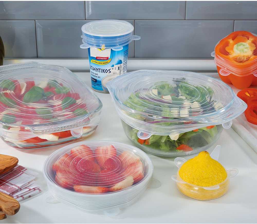 Küchenprofi Sada silikonových víček Stretch, 6 ks