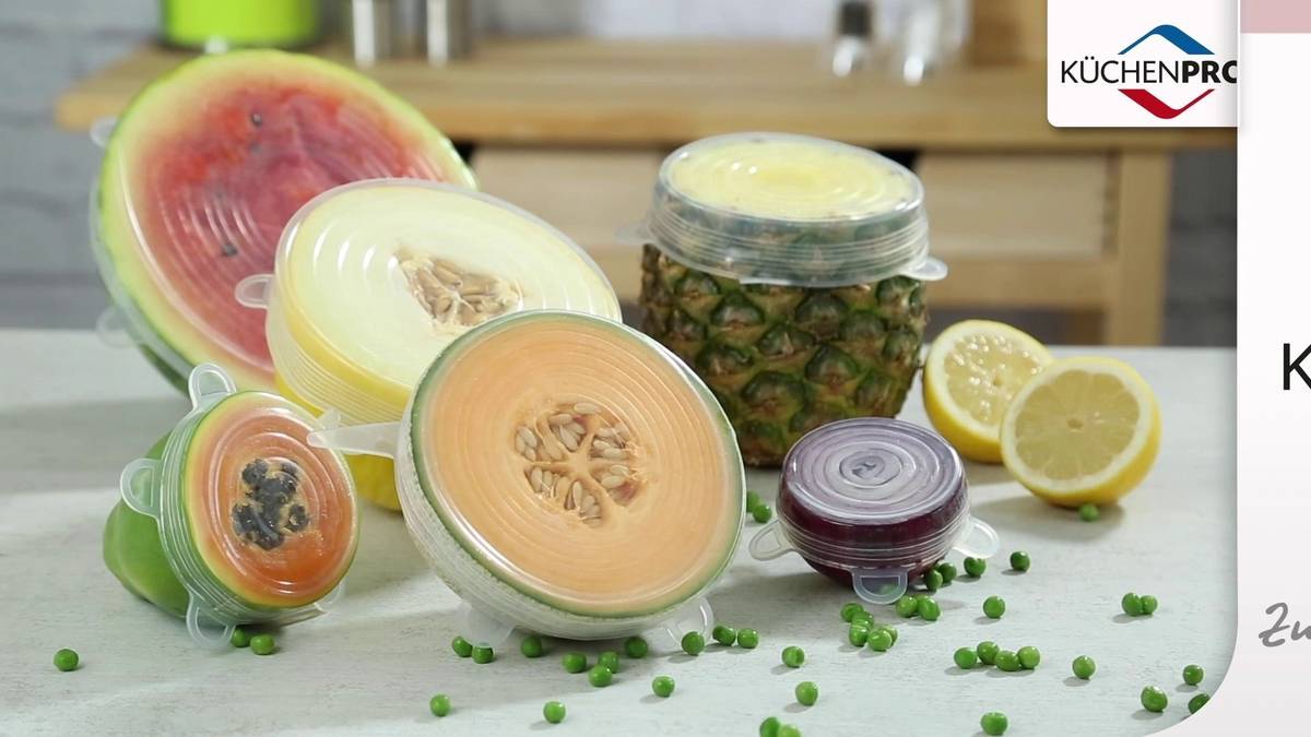 Küchenprofi Sada silikonových víček Stretch, 6 ks