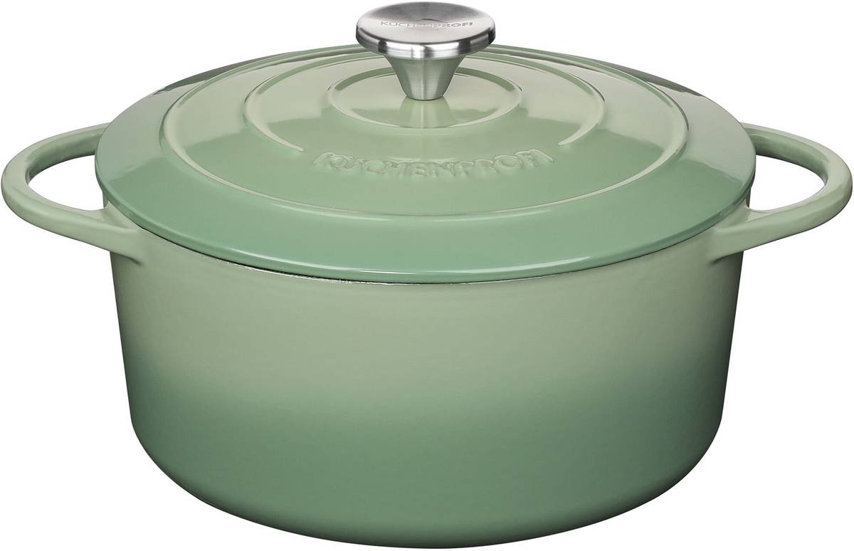 Küchenprofi Litinový hrnec, 24 cm, zelená