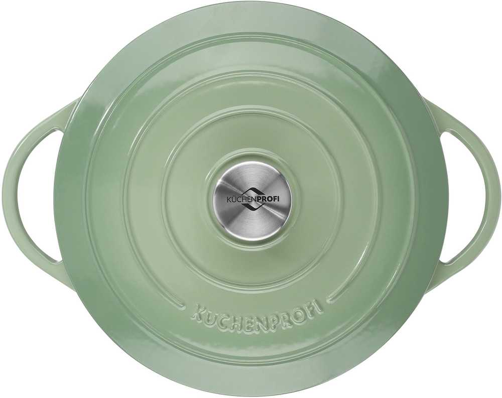 Küchenprofi Litinový hrnec, 24 cm, zelená