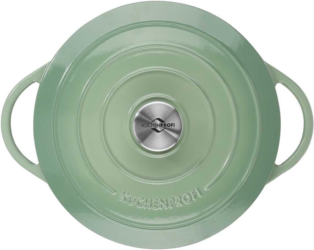 Küchenprofi Litinový hrnec, 24 cm, zelená