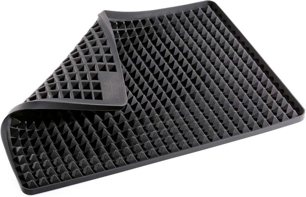Küchenprofi Silikonová podložka do trouby Pyramide, černá