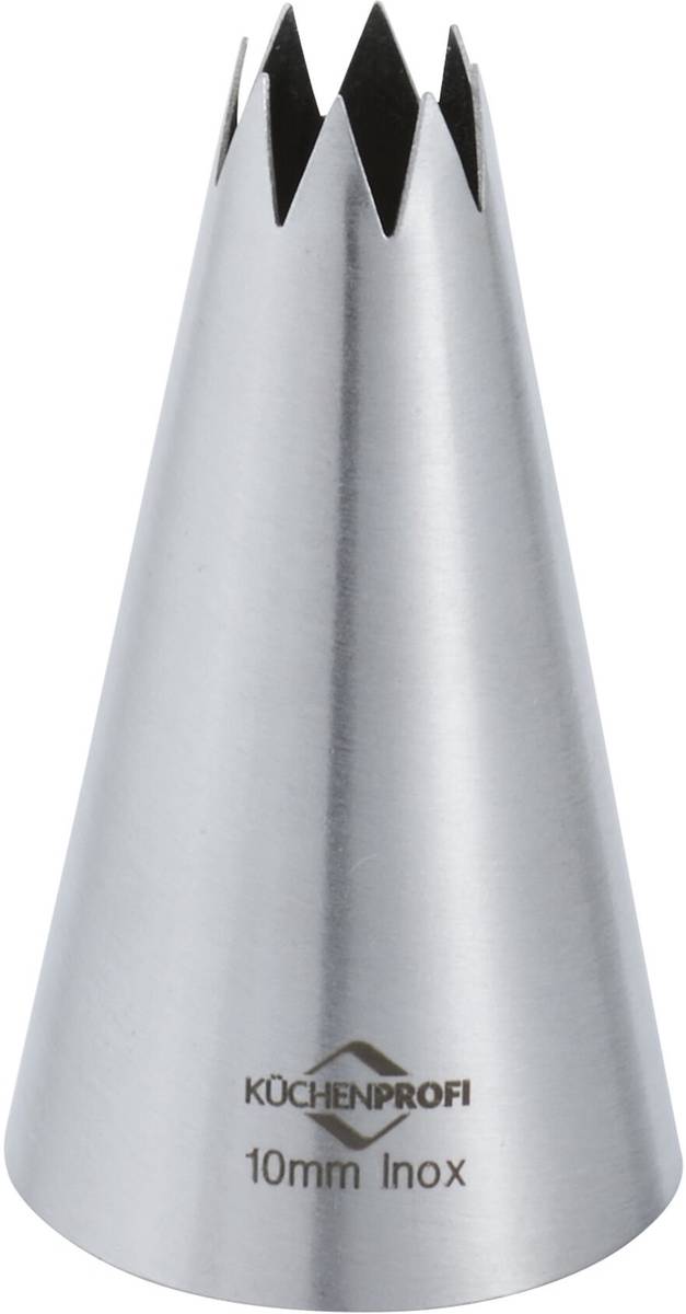 Küchenprofi Zdobící špička, hvězdicová, 10 mm