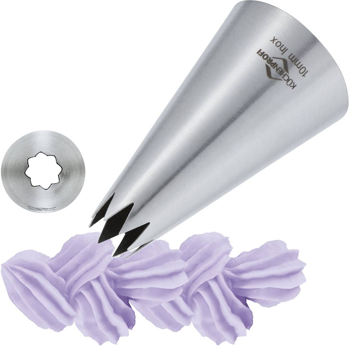 Küchenprofi Zdobící špička, hvězdicová, 10 mm