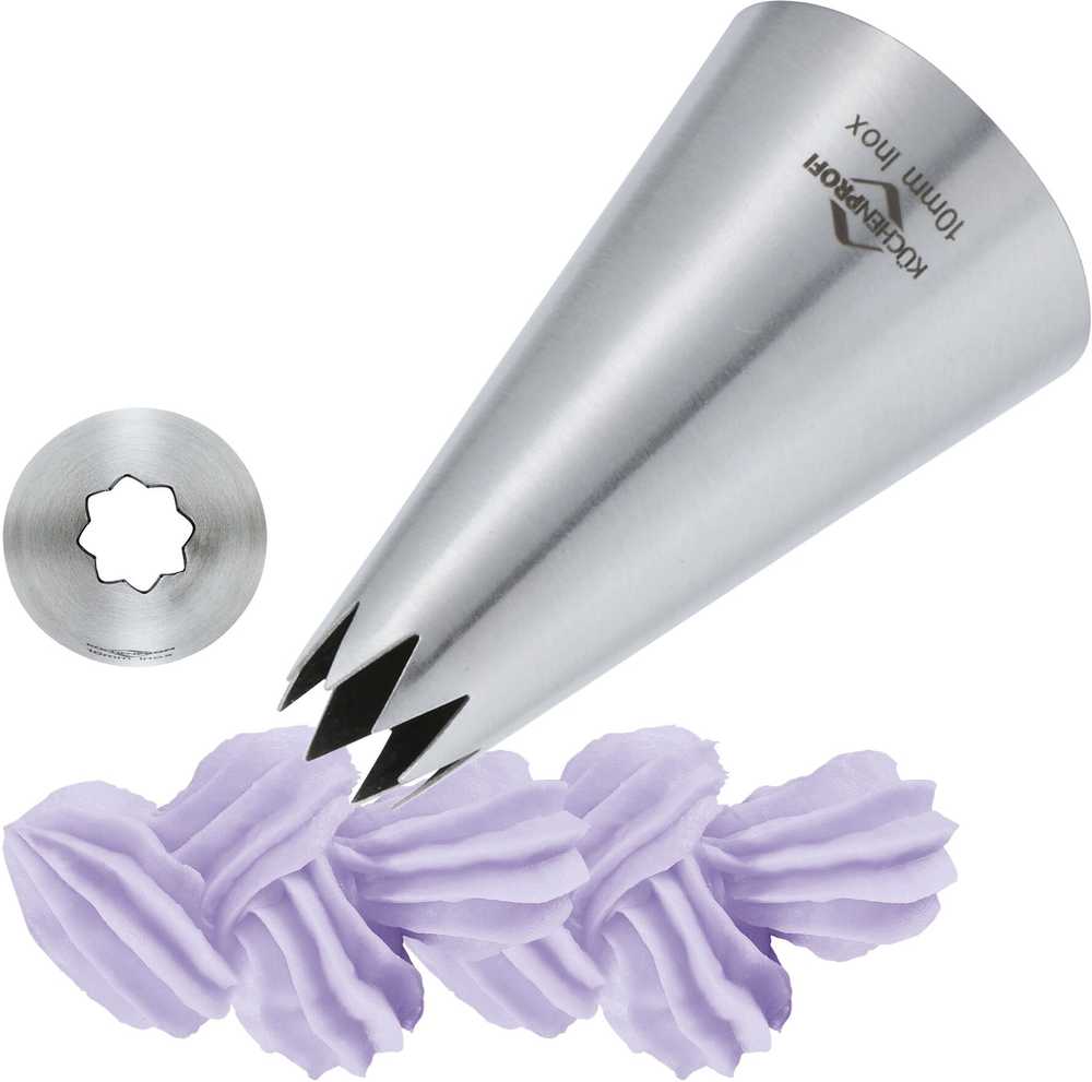 Küchenprofi Zdobící špička, hvězdicová, 10 mm