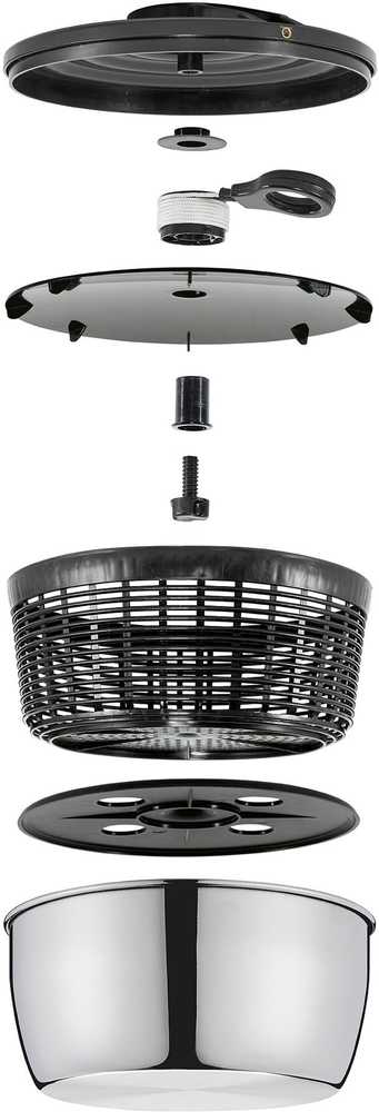 Küchenprofi Odstředivka na salát Wave, nerezová ocel