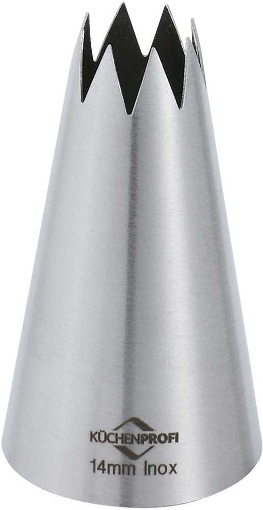 Küchenprofi Zdobící špička, hvězdicová, 14 mm