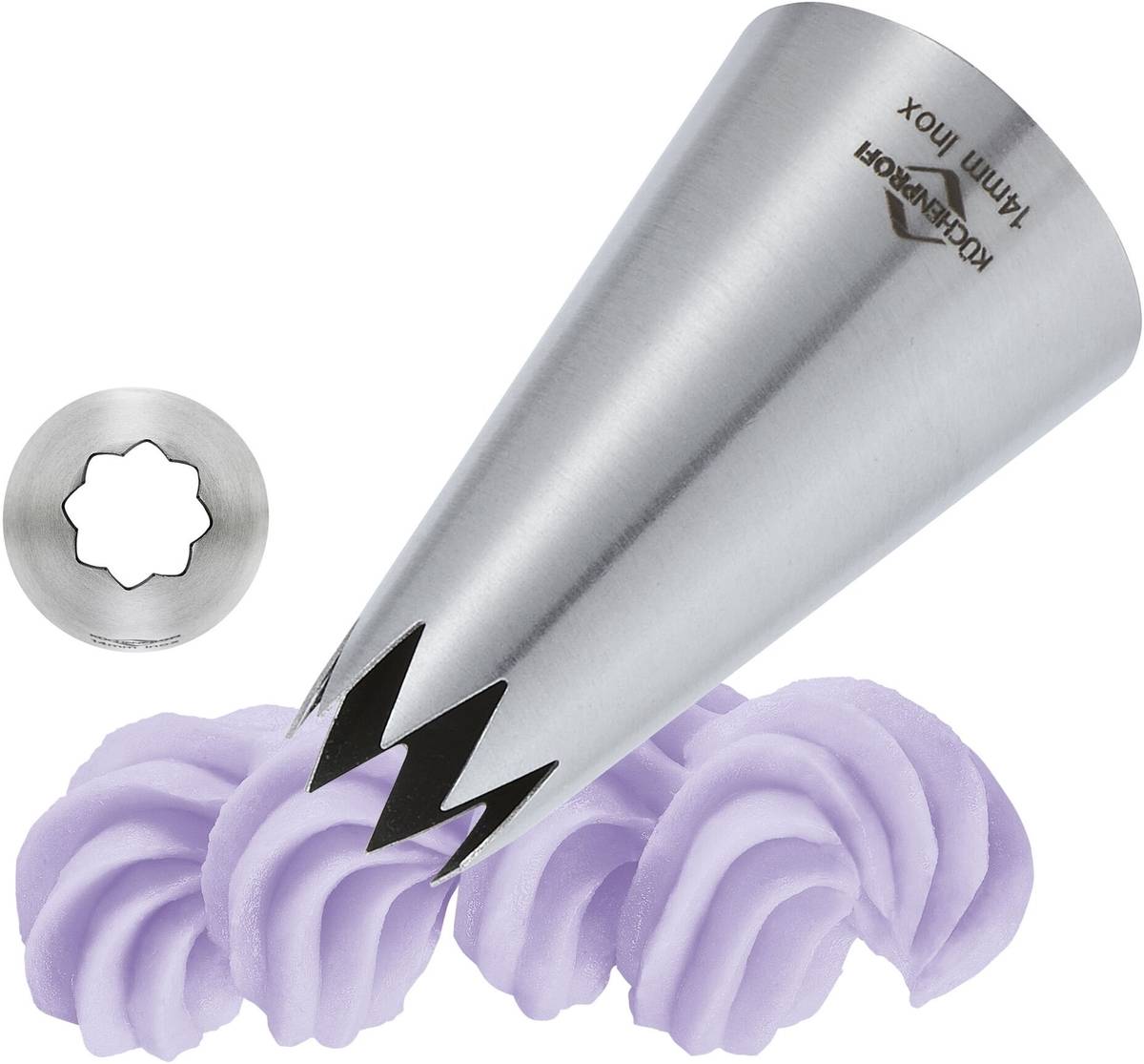 Küchenprofi Zdobící špička, hvězdicová, 14 mm