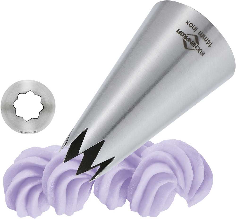 Küchenprofi Zdobící špička, hvězdicová, 14 mm