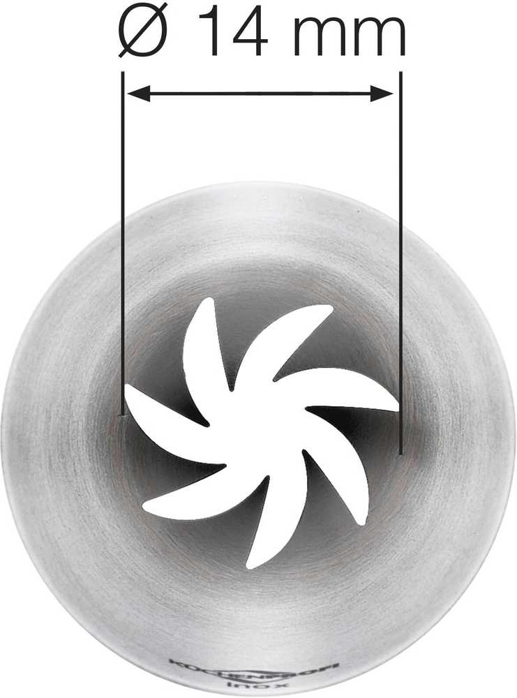 Küchenprofi Zdobící špička, na rozety, 16 mm