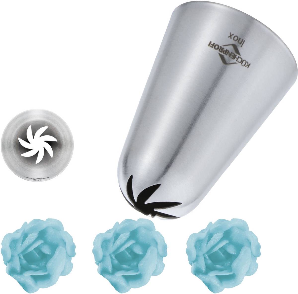 Küchenprofi Zdobící špička, na rozety, 16 mm