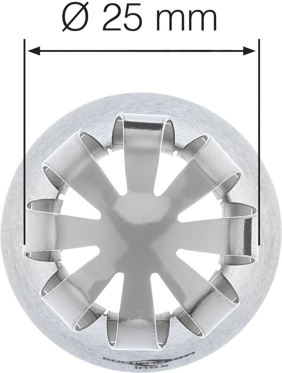 Küchenprofi Zdobící špička, kulatá, 25 mm