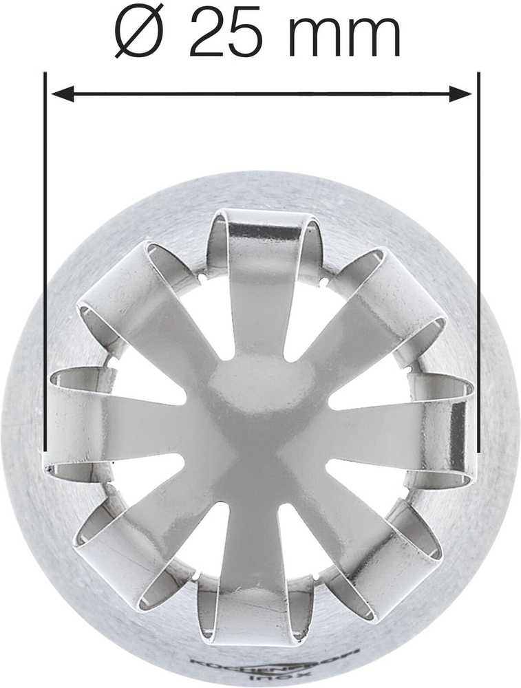 Küchenprofi Zdobící špička, kulatá, 25 mm