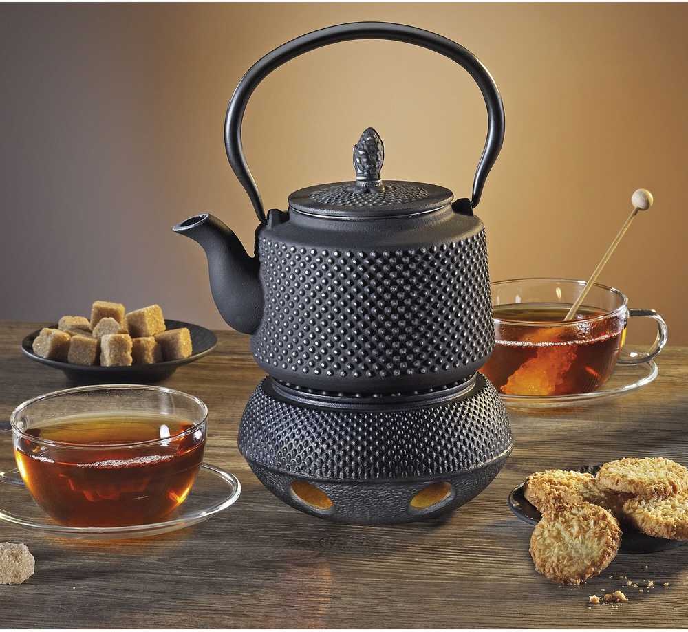 Küchenprofi Ohřívač konviček Yasmin, černá