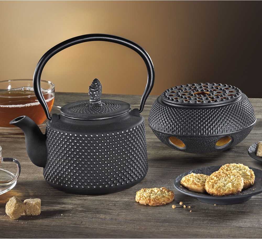 Küchenprofi Ohřívač konviček Yasmin, černá