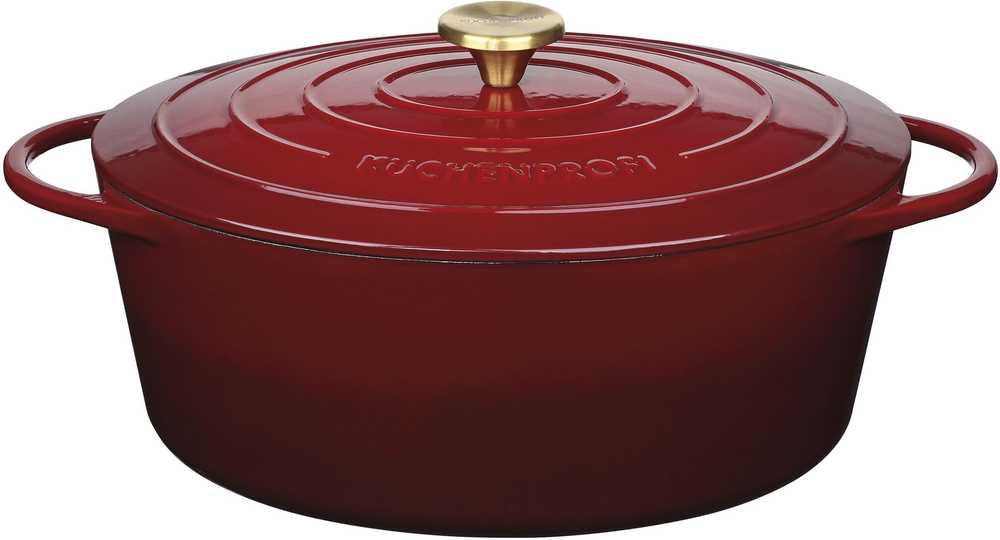 Küchenprofi Litinový hrnec, 33 cm, tmavě vínová