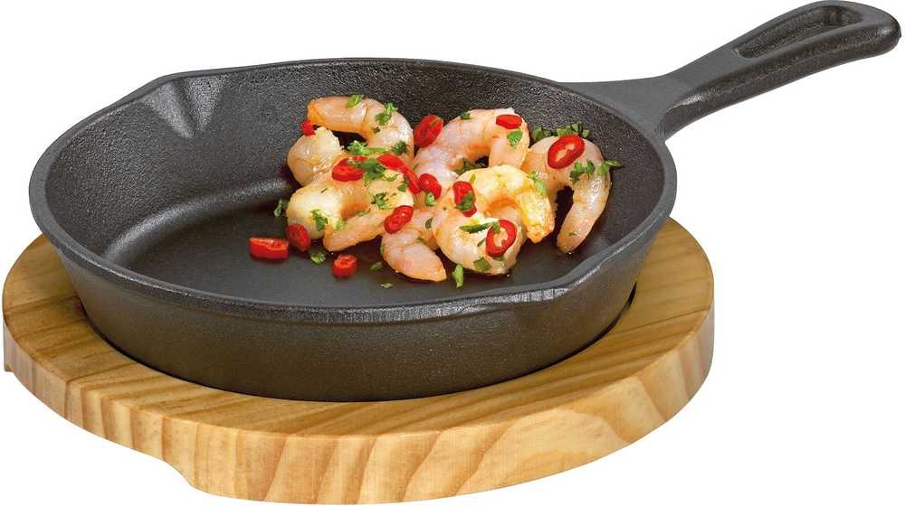 Küchenprofi Servírovací pánev s prkénkem, kulatá