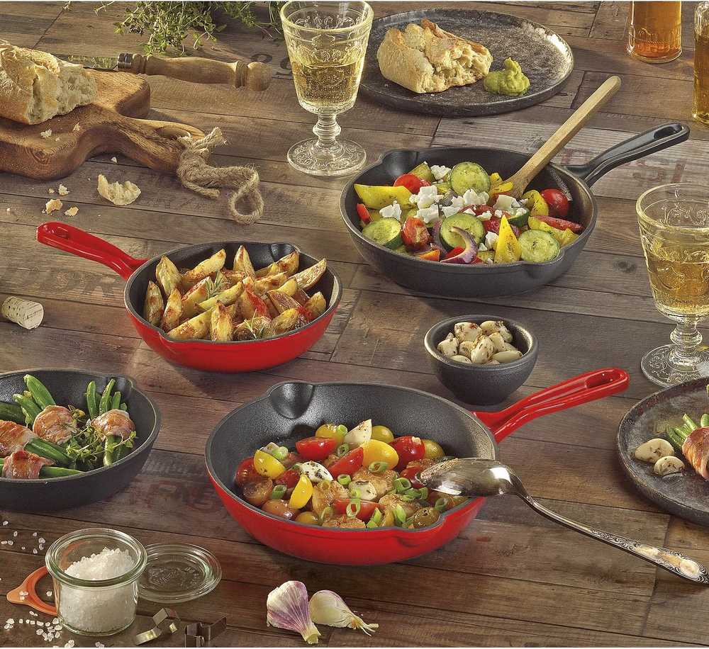 Küchenprofi Litinová pánev, 20 cm, černá