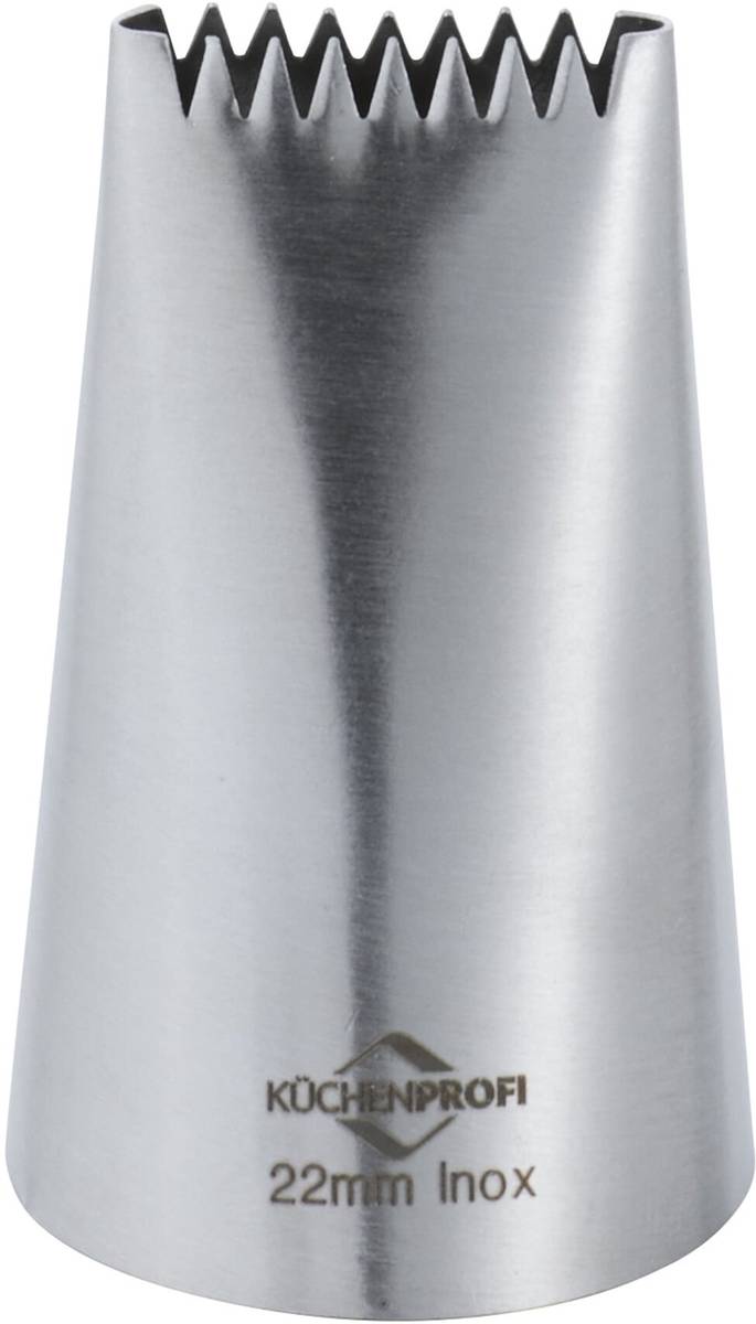 Küchenprofi Zdobící špička, hvězdicová stuha, 22 cm