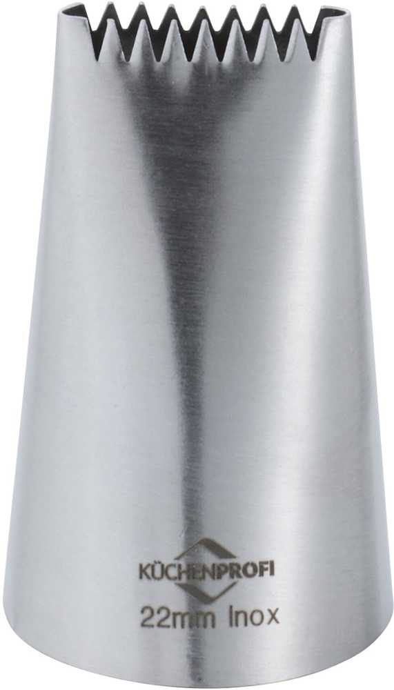 Küchenprofi Zdobící špička, hvězdicová stuha, 22 cm