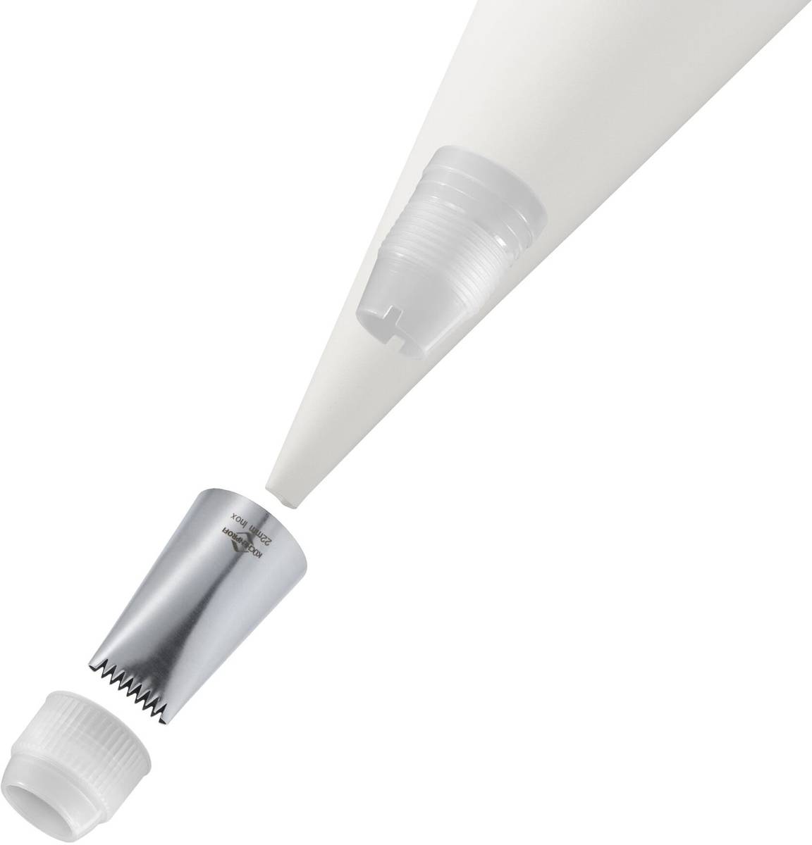 Küchenprofi Zdobící špička, hvězdicová stuha, 22 cm