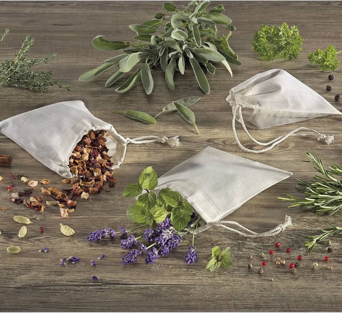 Küchenprofi Sada sáčků na koření / čaj, 3 ks