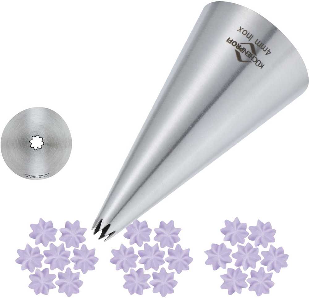 Küchenprofi Zdobící špička, hvězdicová, 4 mm