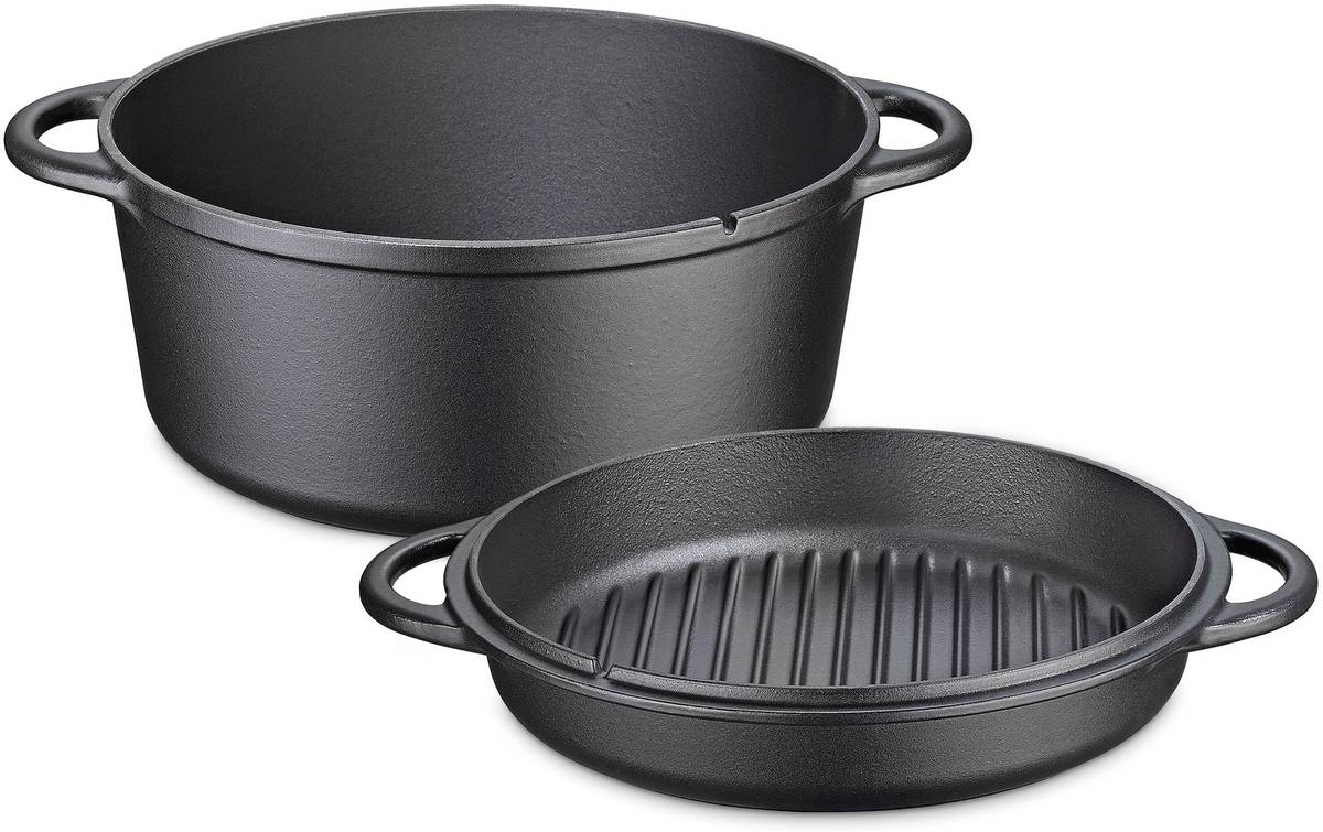 Küchenprofi Litinový hrnec, 26 cm, černá