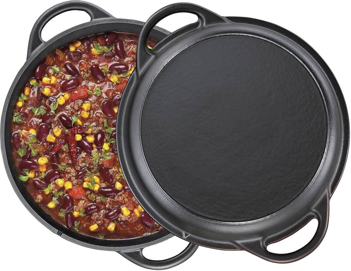 Küchenprofi Litinový hrnec, 26 cm, černá