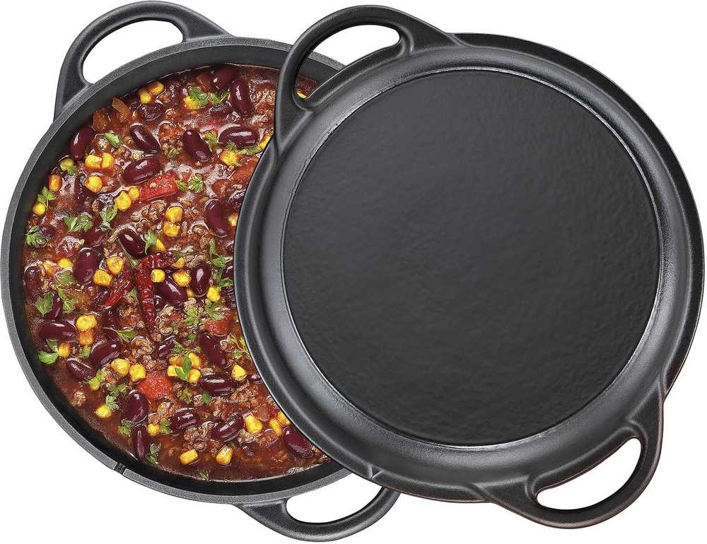 Küchenprofi Litinový hrnec, 26 cm, černá