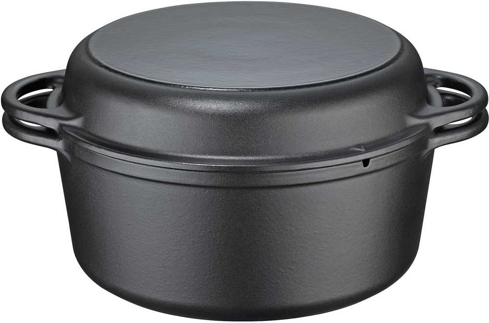 Küchenprofi Litinový hrnec, 26 cm, černá