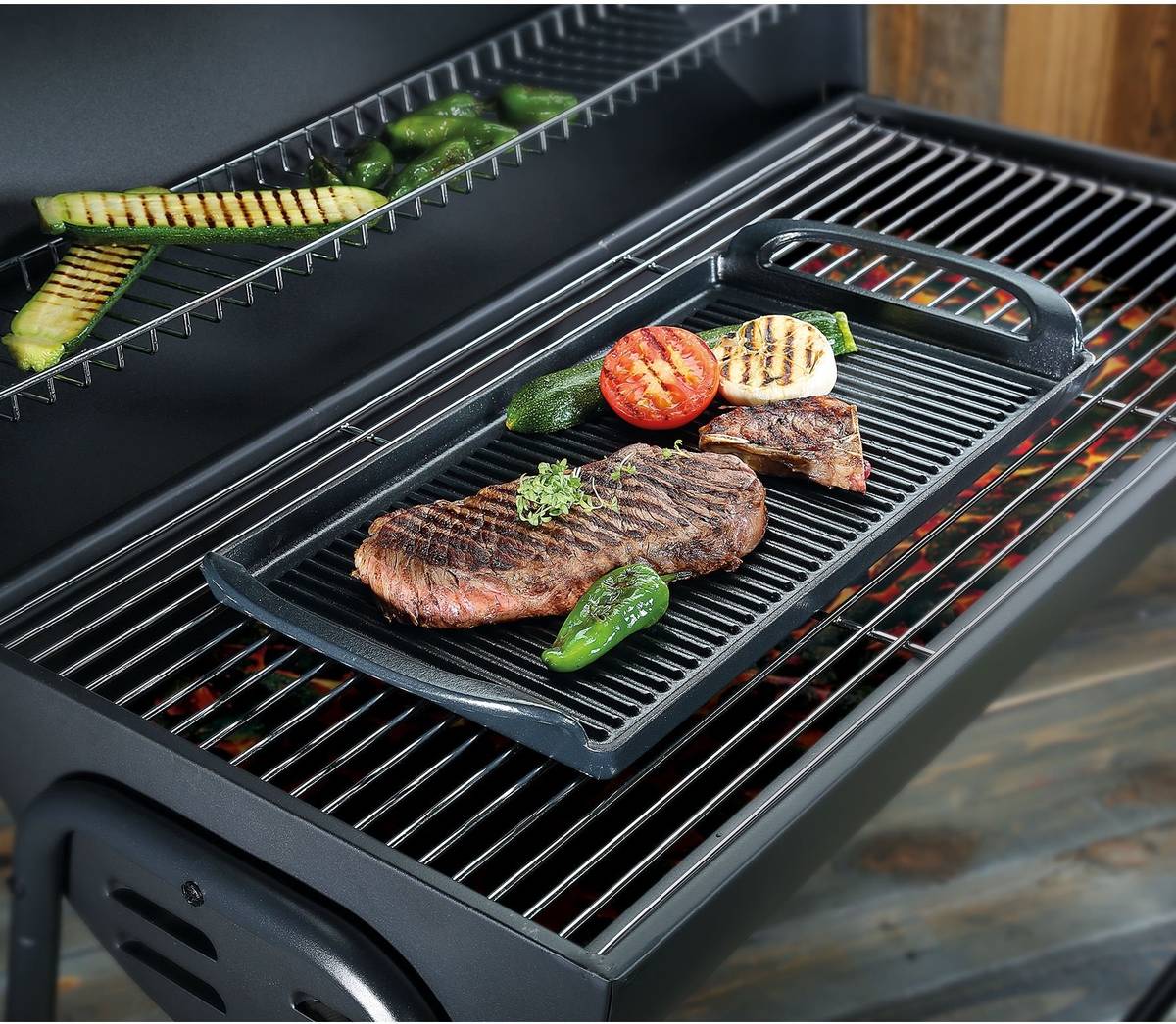 Küchenprofi Grilovací tác, 38 cm, černá