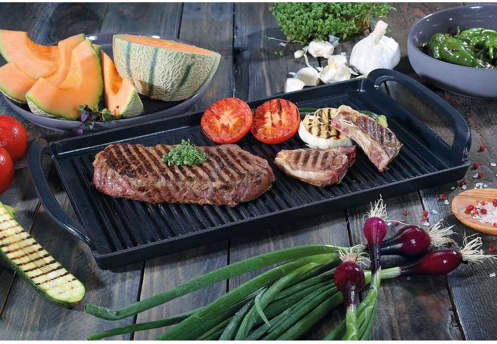 Küchenprofi Grilovací tác, 38 cm, černá