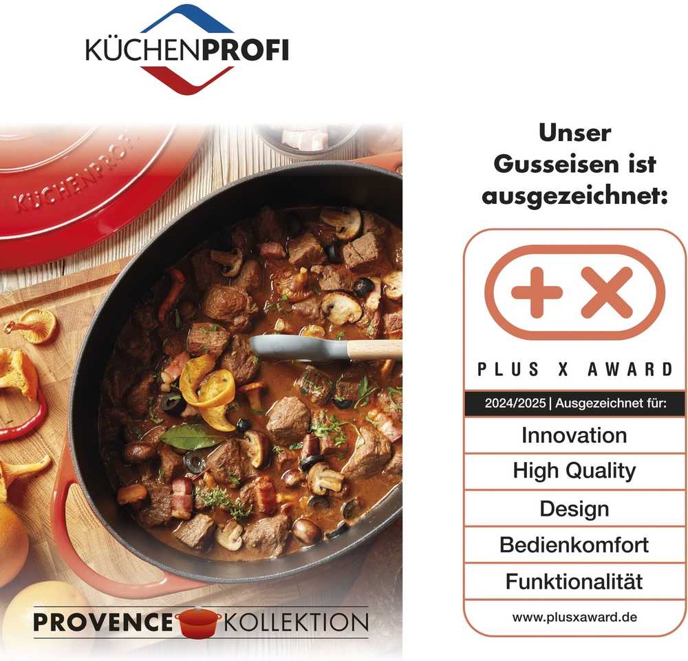 Küchenprofi Grilovací tác, 38 cm, černá