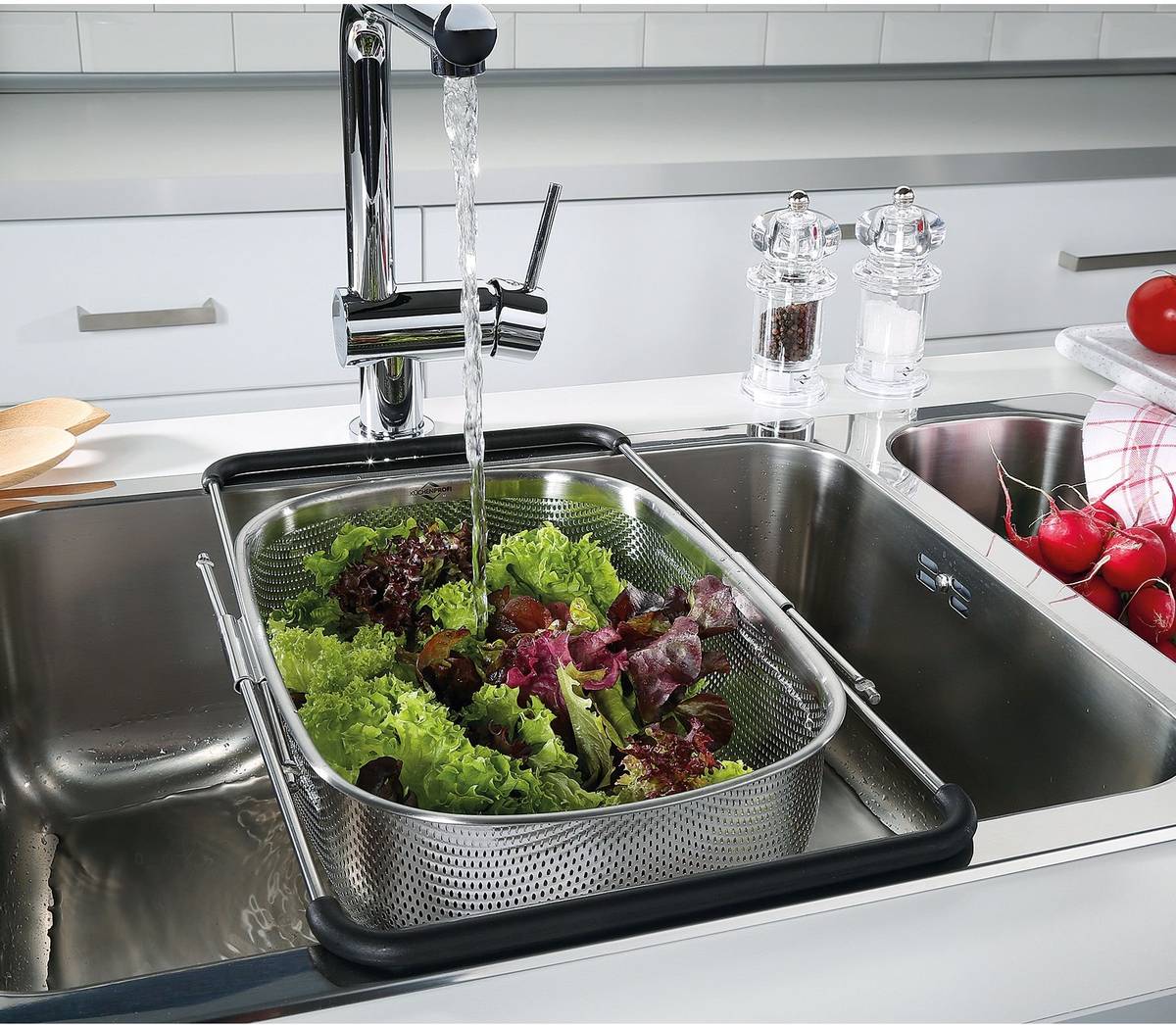 Küchenprofi Cedník rozšiřitelný Deluxe, 34 x 24.5 cm