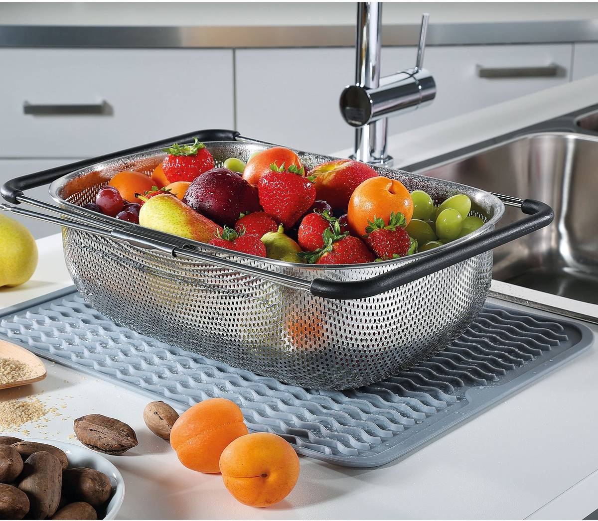 Küchenprofi Cedník rozšiřitelný Deluxe, 34 x 24.5 cm