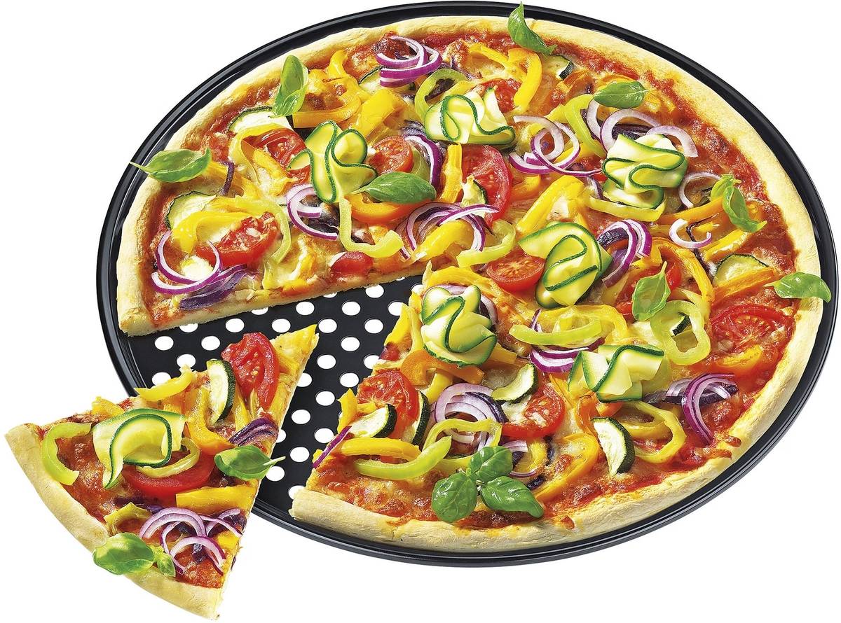 Küchenprofi Plech na pizzu, perforovaný, 36 cm