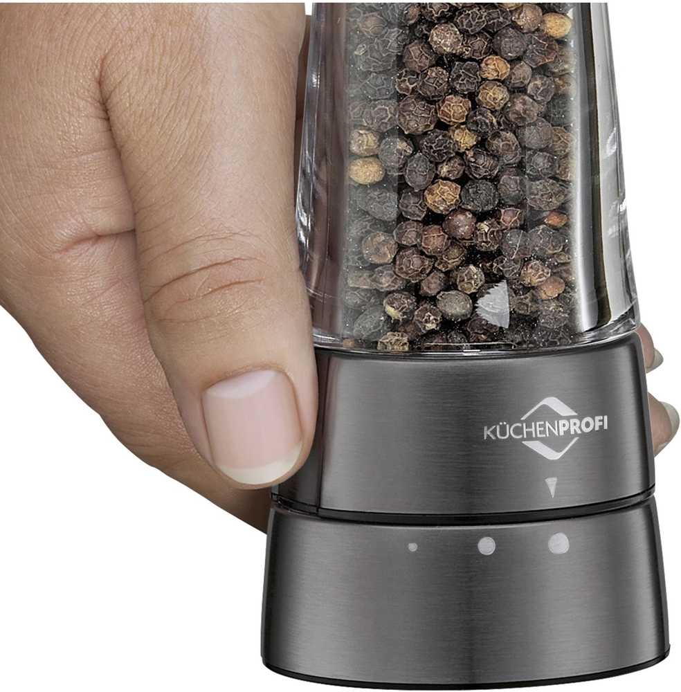 Küchenprofi Mlýnek na sůl / pepř Monaco, šedá, 14 cm