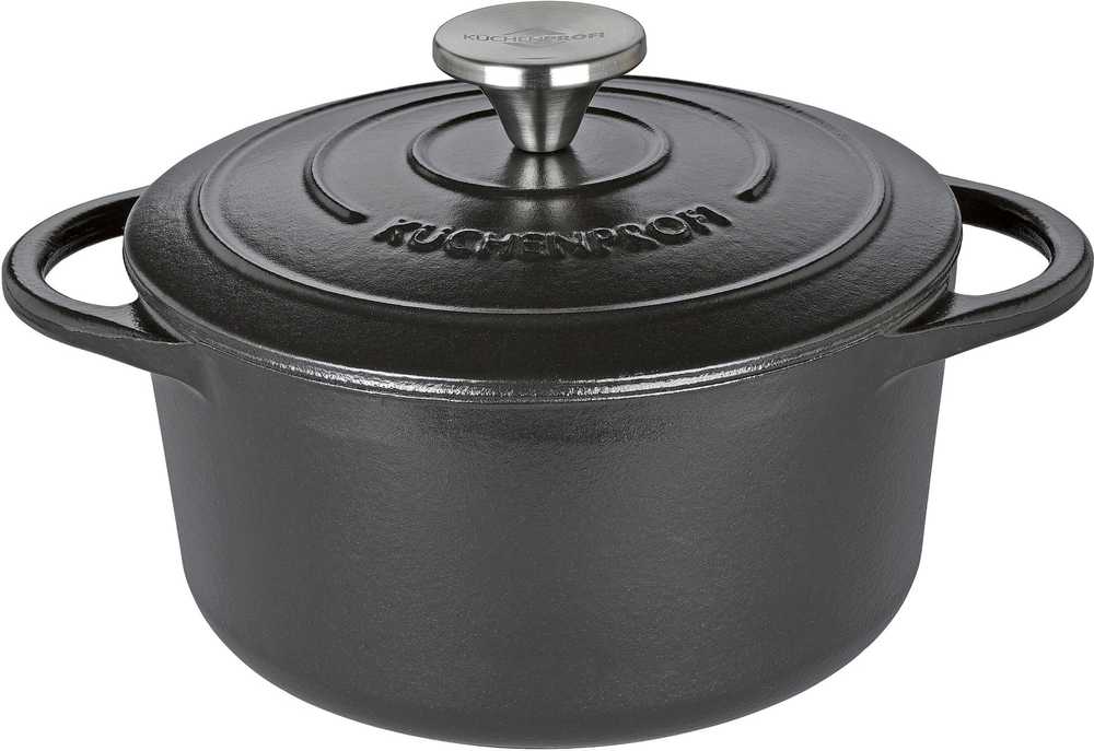 Küchenprofi Litinový hrnec, 20 cm, černá
