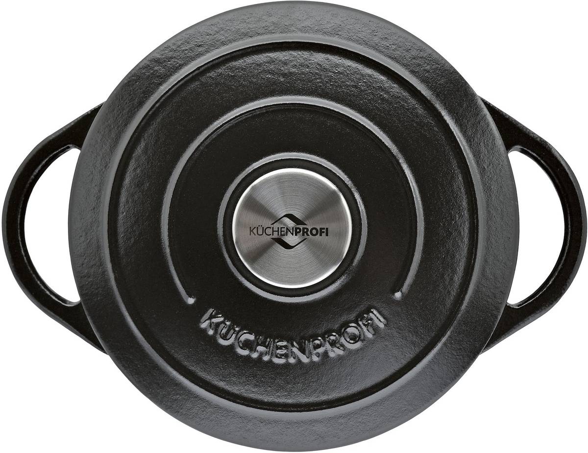 Küchenprofi Litinový hrnec, 20 cm, černá