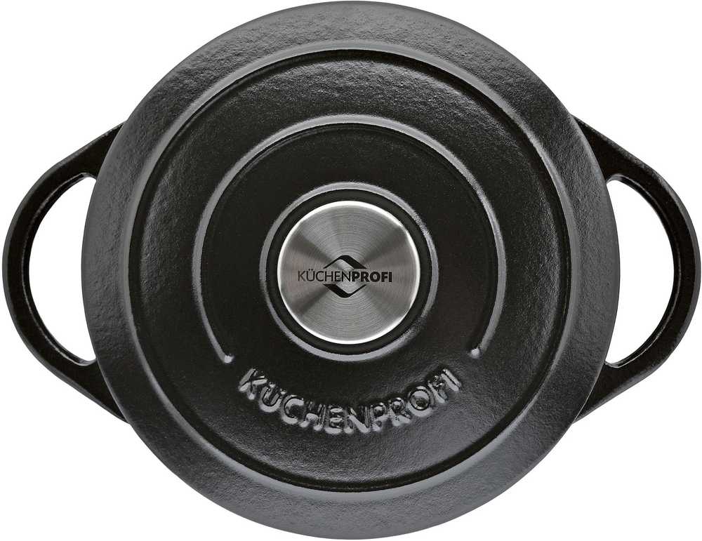 Küchenprofi Litinový hrnec, 20 cm, černá