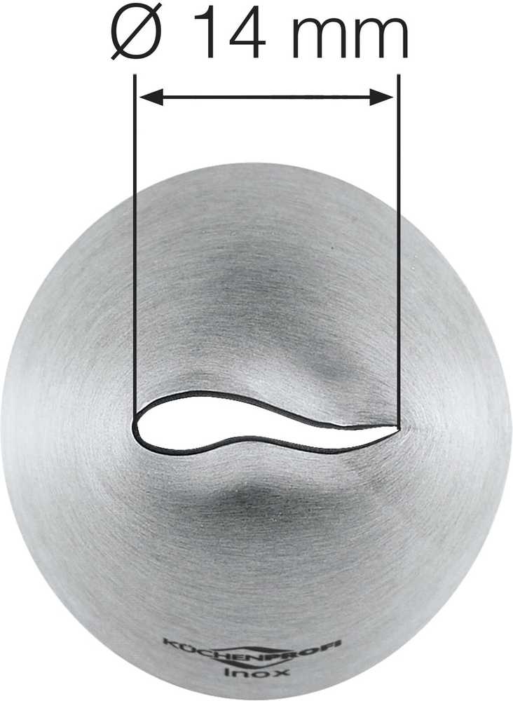 Küchenprofi Zdobící špička, růžové lístky, 14 mm