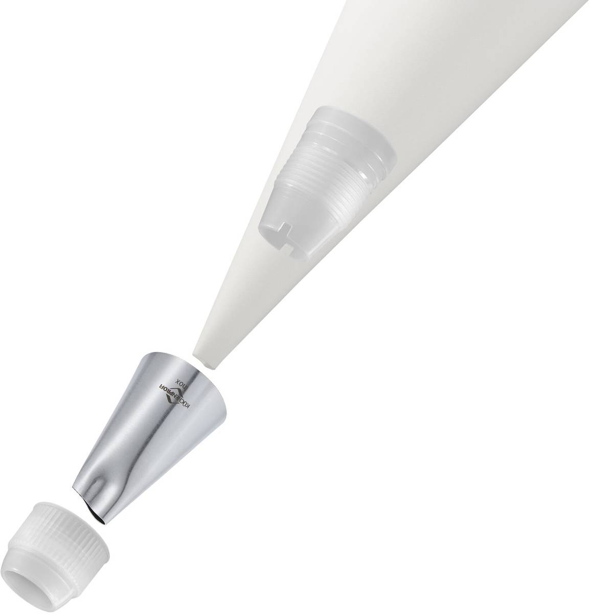 Küchenprofi Zdobící špička, růžové lístky, 14 mm