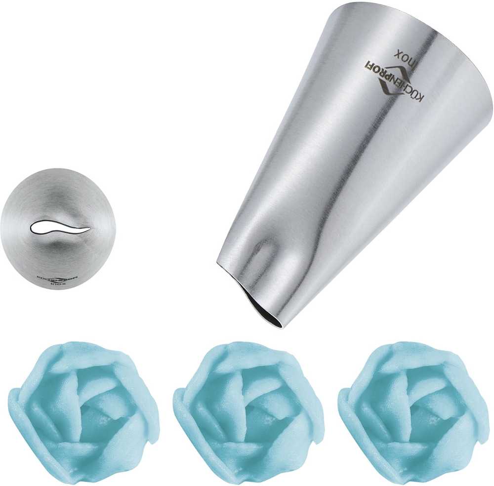 Küchenprofi Zdobící špička, růžové lístky, 14 mm