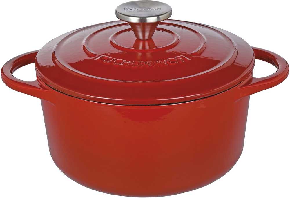 Küchenprofi Litinový hrnec, 20 cm, červená