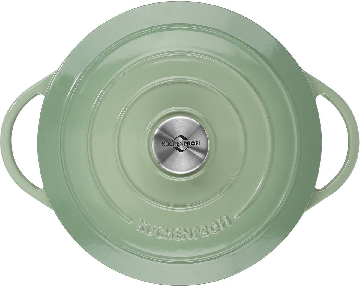 Küchenprofi Litinový hrnec, 26 cm, zelená