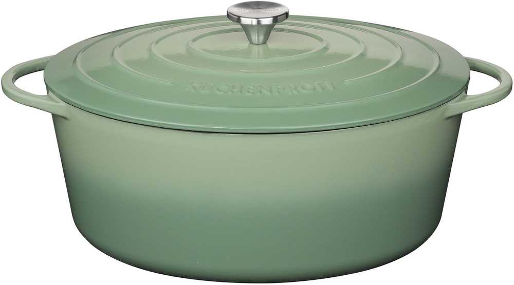 Küchenprofi Litinový hrnec, 35 cm, zelená