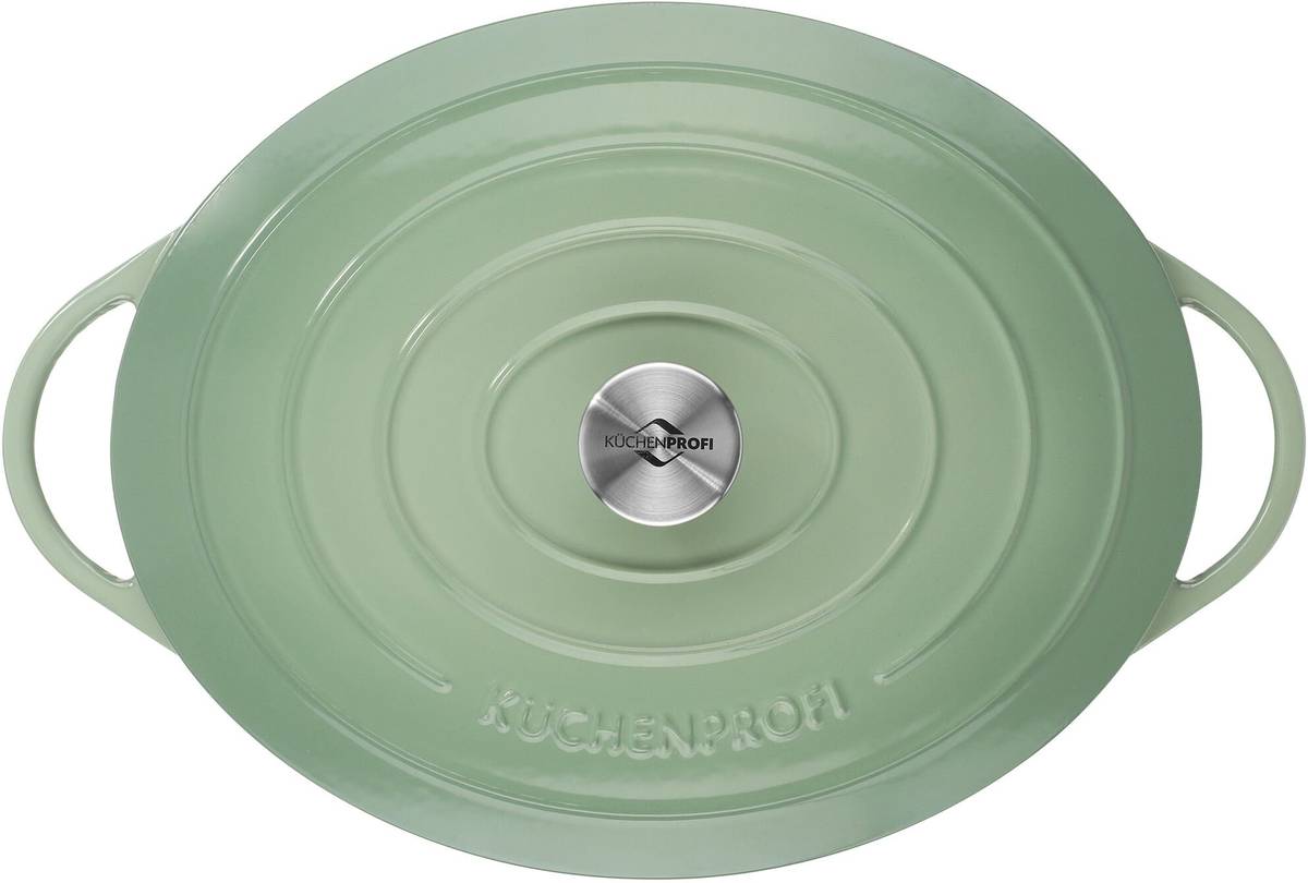 Küchenprofi Litinový hrnec, 35 cm, zelená