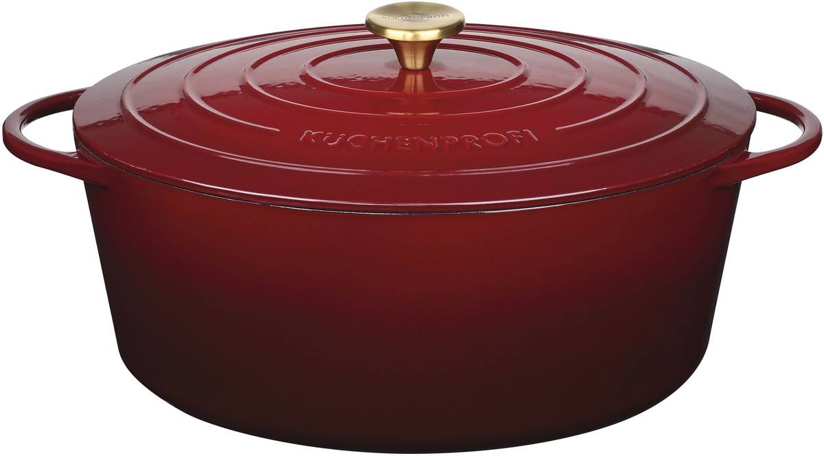 Küchenprofi Litinový hrnec, 35 cm, tmavě vínová